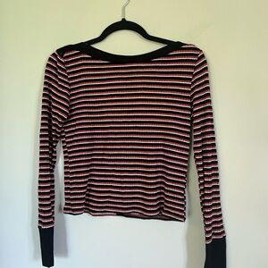 Fitted Ribbed Long Sleeve top